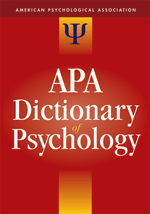 The APA Dictionary of Psychology / Gary R. Vandenbos